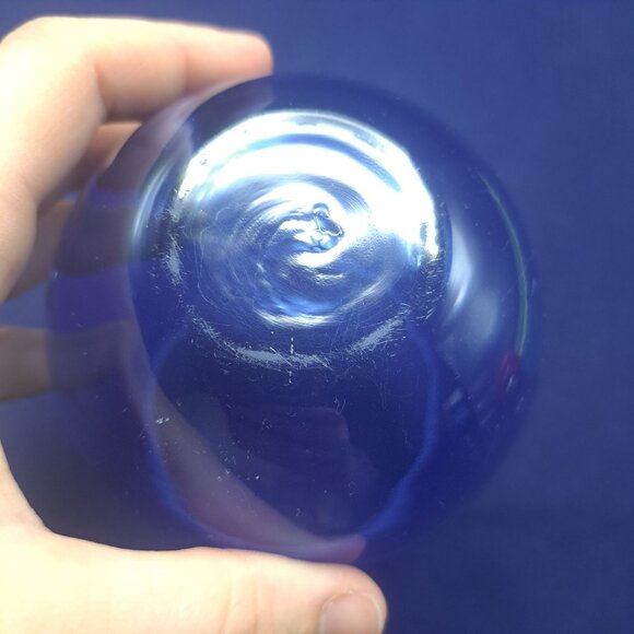 Libbey Blue Stemless Wine Glass Cup - Picture 7 of 8